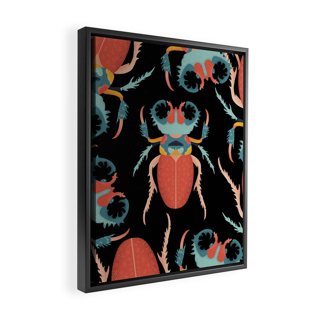 Scarabee Framed Canvas Print Gallery Image 2