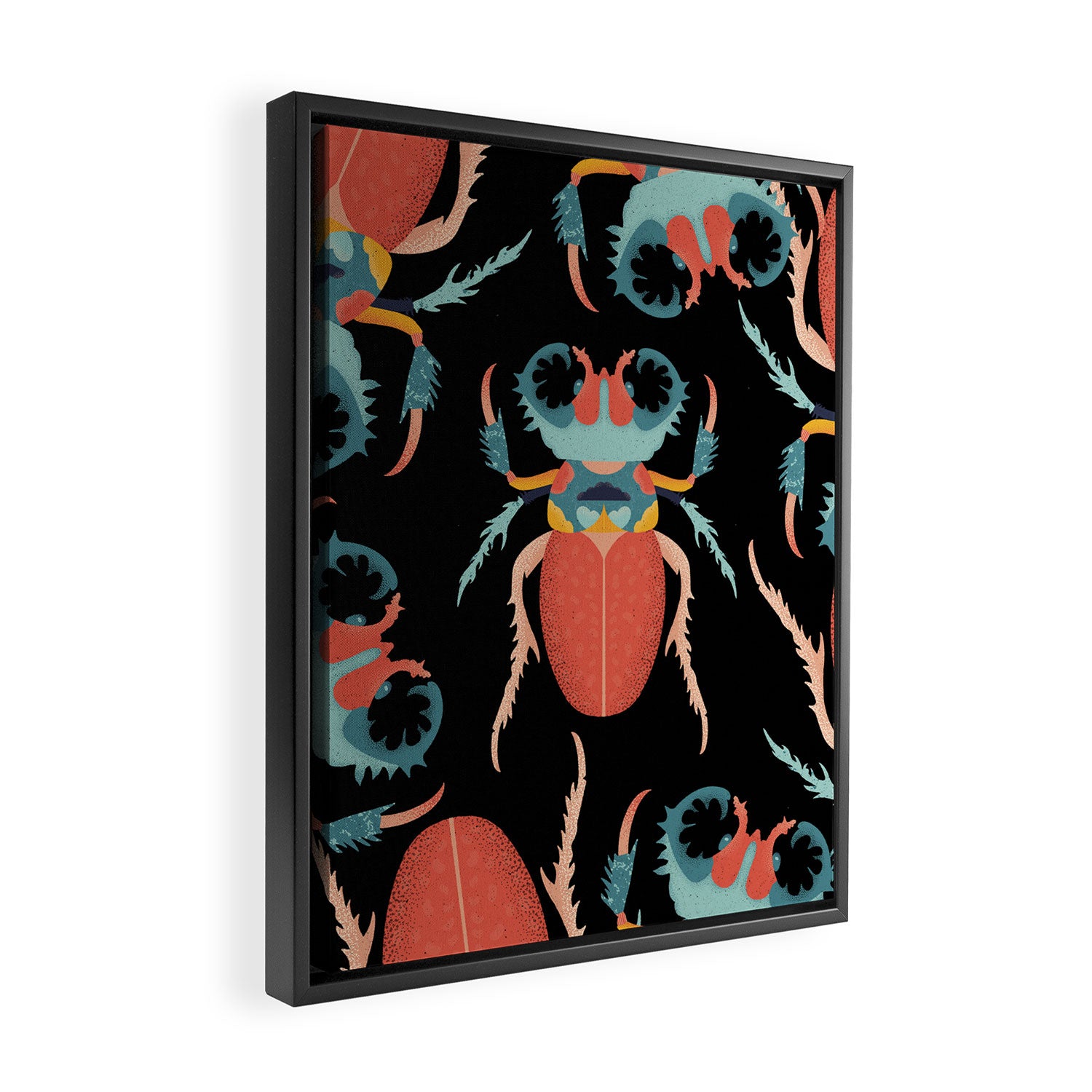 Scarabee Framed Canvas Print Gallery Image 2