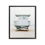 California Beach Tower Framed Canvas Print Gallery Image 8