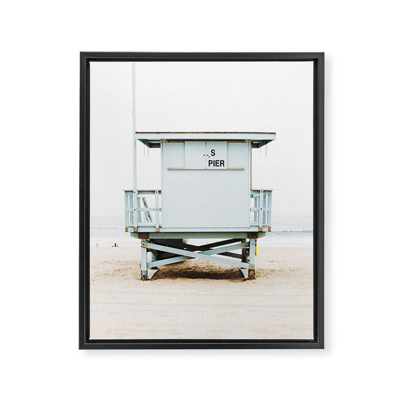 California Beach Tower Framed Canvas Print Gallery Image 8