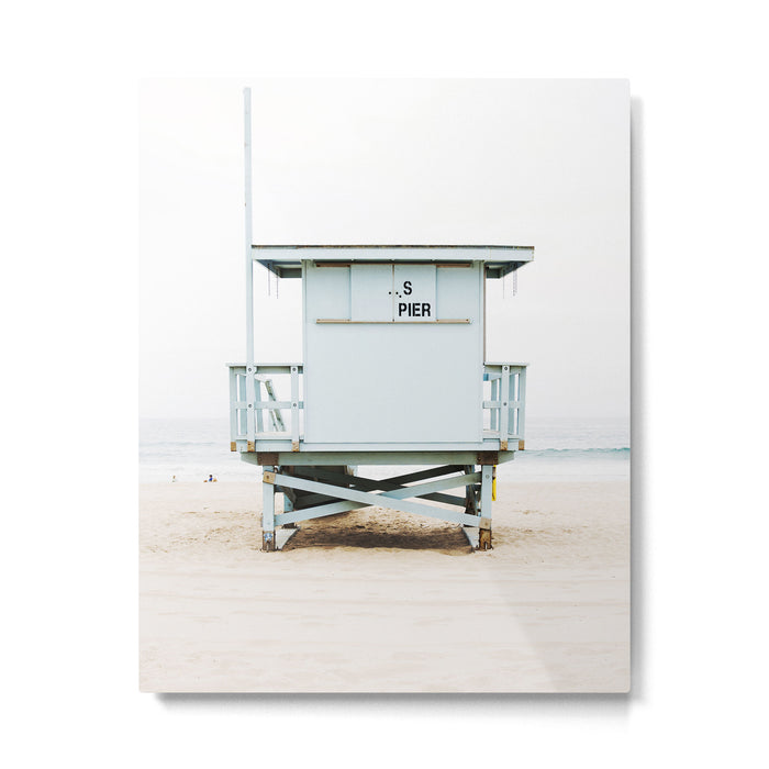California Beach Tower Metal Print Gallery Image 1
