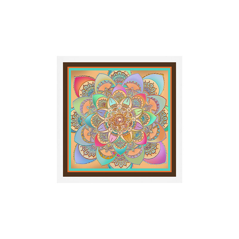 Bohemian Festival Lotus Mandala Art Print Gallery Image 1