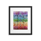 seven chakra meditation and yoga art Framed Art Print Gallery Image 5
