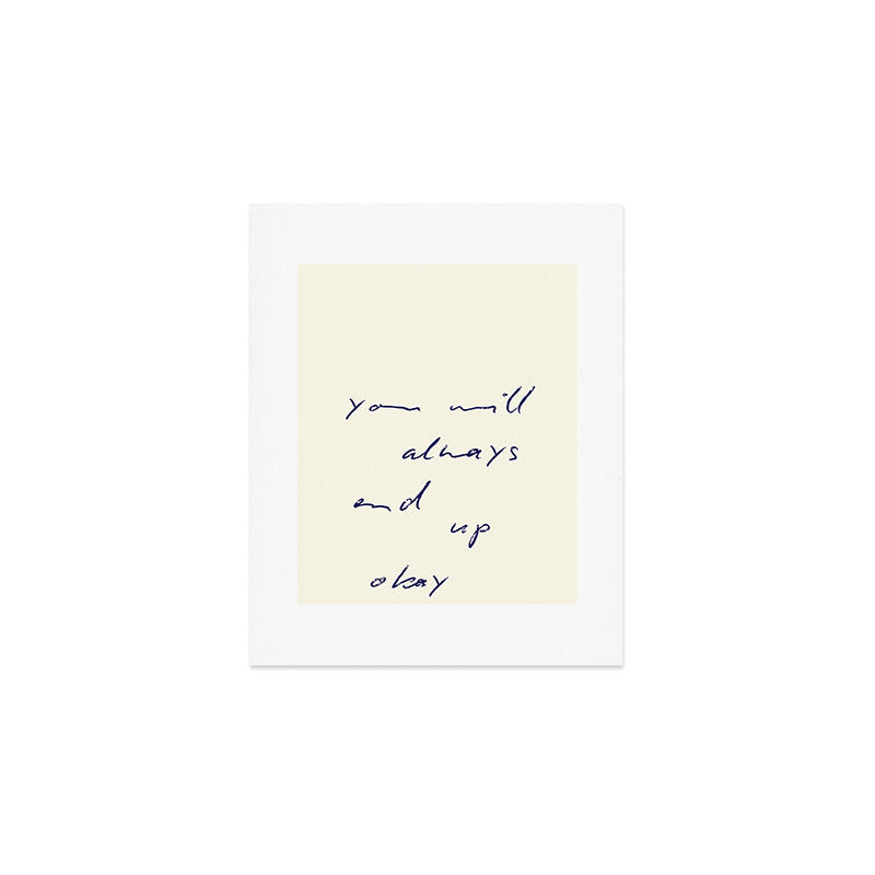 A Ok Art Print Gallery Image 1