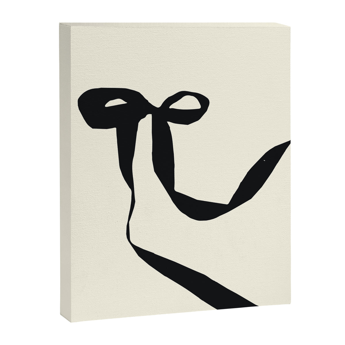Black Bow Canvas Print Gallery Image 6