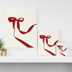 Red Bow Canvas Print Gallery Image 3