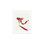 Red Bow Art Print Gallery Image 1