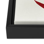 Red Bow Framed Canvas Print Gallery Image 3