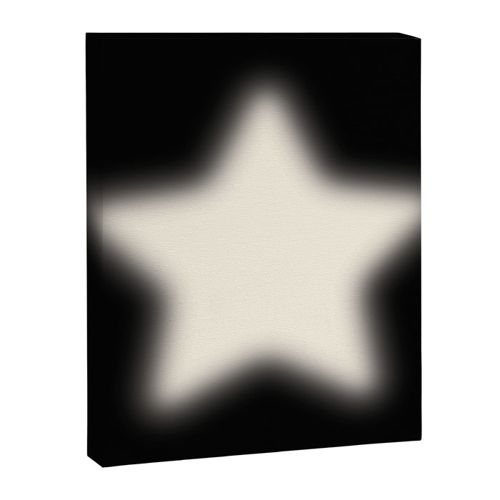 Starry Night Black Canvas Print Gallery Image 1