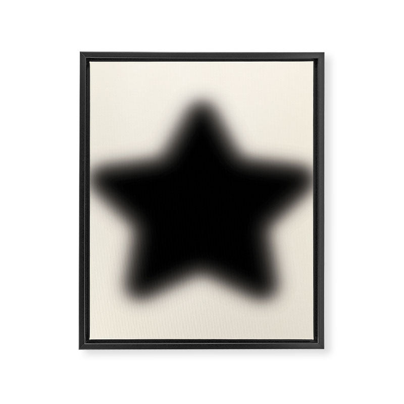 Starry Night White Framed Canvas Print Gallery Image 6