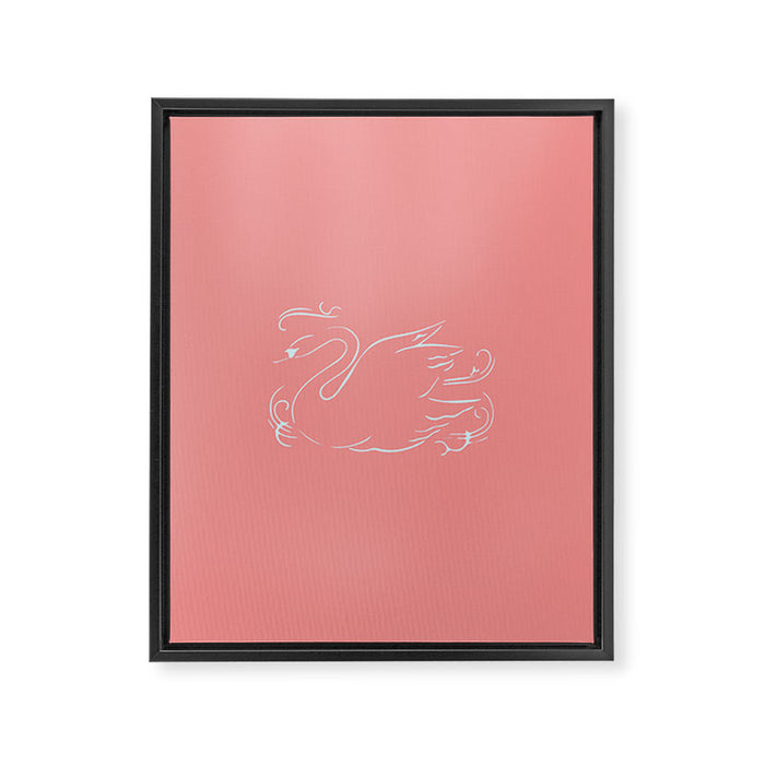 Swan Lake Framed Canvas Print Gallery Image 1