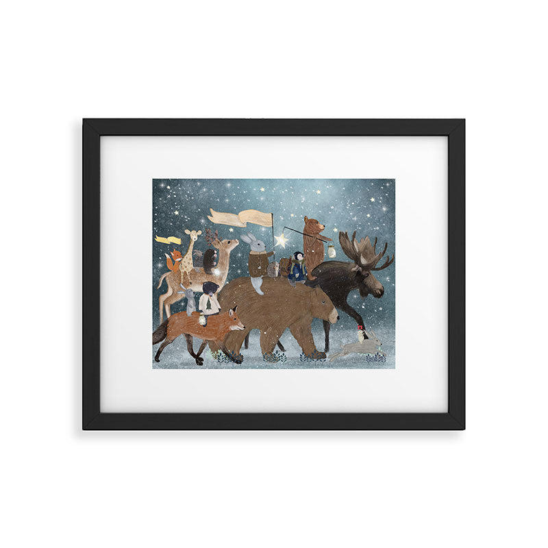 a guiding light Framed Art Print Gallery Image 5
