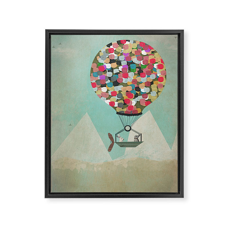 a little adventure Framed Canvas Print Gallery Image 6