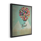 a little adventure Framed Canvas Print Gallery Image 2