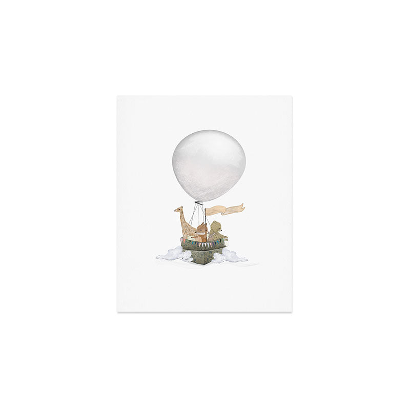 a little balloon adventure Art Print Gallery Image 1