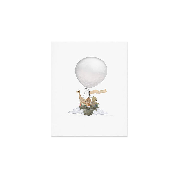 a little balloon adventure Art Print Gallery Image 1