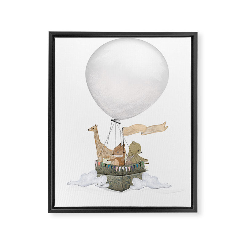 a little balloon adventure Framed Canvas Print Gallery Image 8