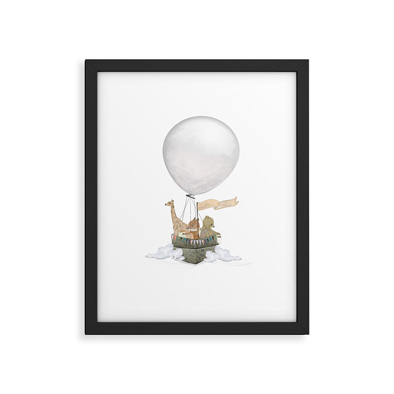 a little balloon adventure Framed Art Print Gallery Image 6