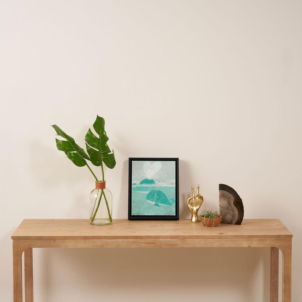 a little love Framed Canvas Print Gallery Image 4