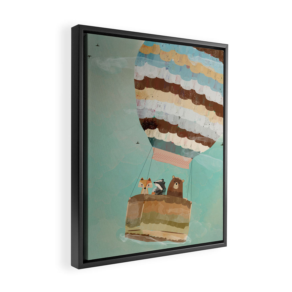a little wondrous adventure Framed Canvas Print Gallery Image 2