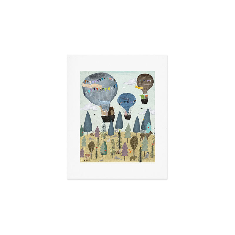 a little woodland adventure Art Print Gallery Image 1