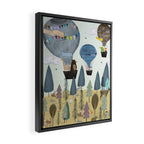 a little woodland adventure Framed Canvas Print Gallery Image 2
