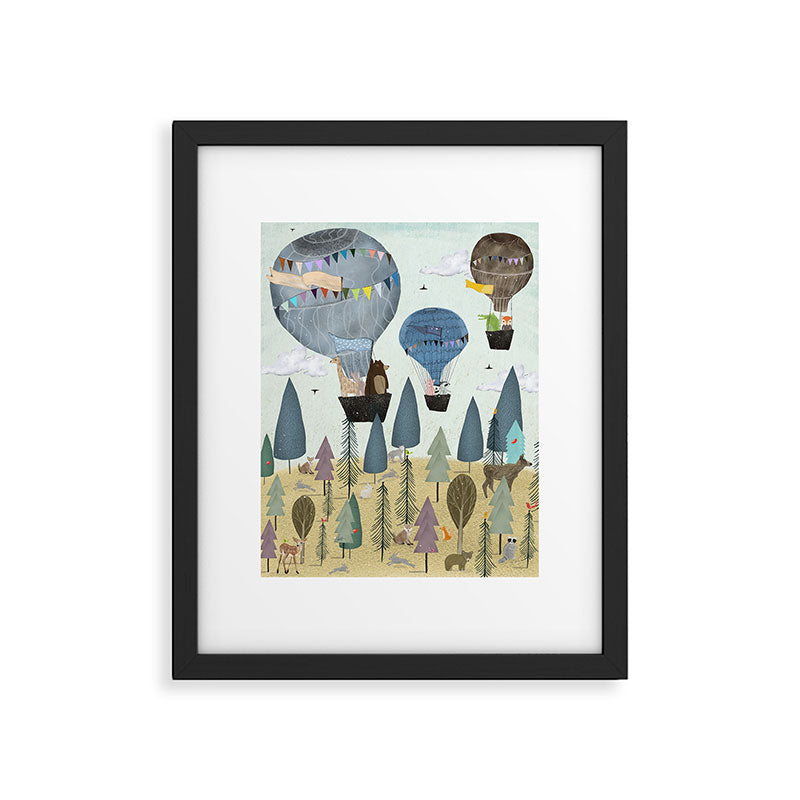 a little woodland adventure Framed Art Print Gallery Image 6