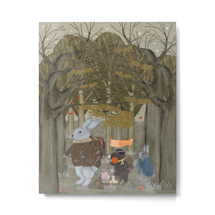a little woodland adventure Metal Print Gallery Image 1