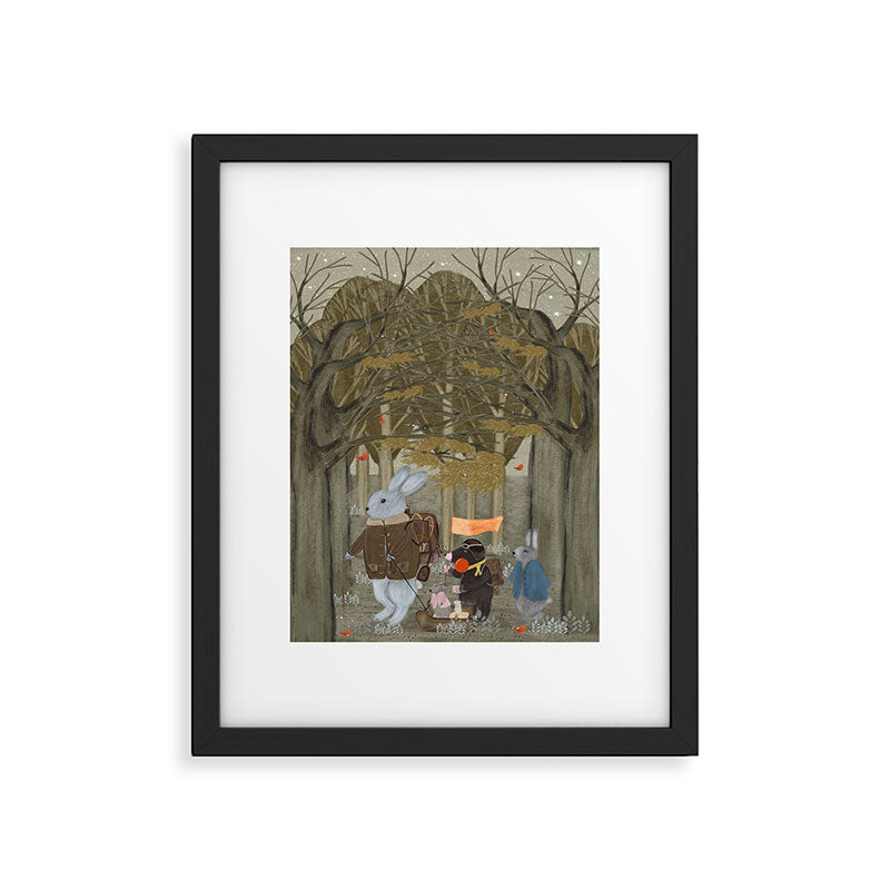 a little woodland adventure Framed Art Print Gallery Image 6