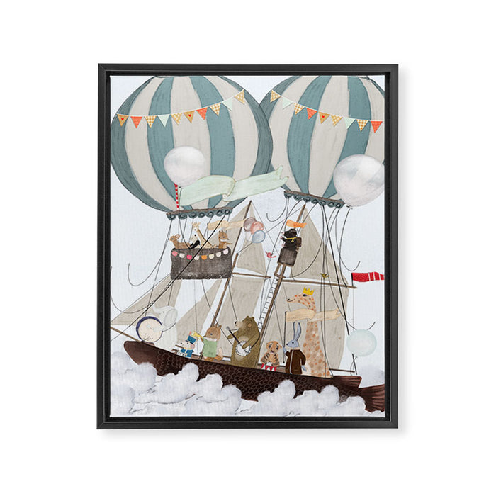 a musical adventure Framed Canvas Print Gallery Image 1