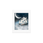 a nautical adventure (above the clouds) Art Print Gallery Image 1