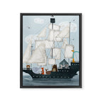 a nautical adventure Framed Canvas Print Gallery Image 8