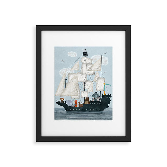 a nautical adventure Framed Art Print Gallery Image 1