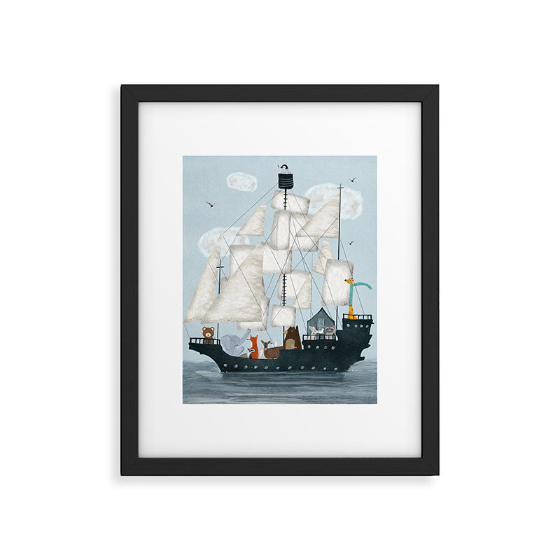 a nautical adventure Framed Art Print Gallery Image 6