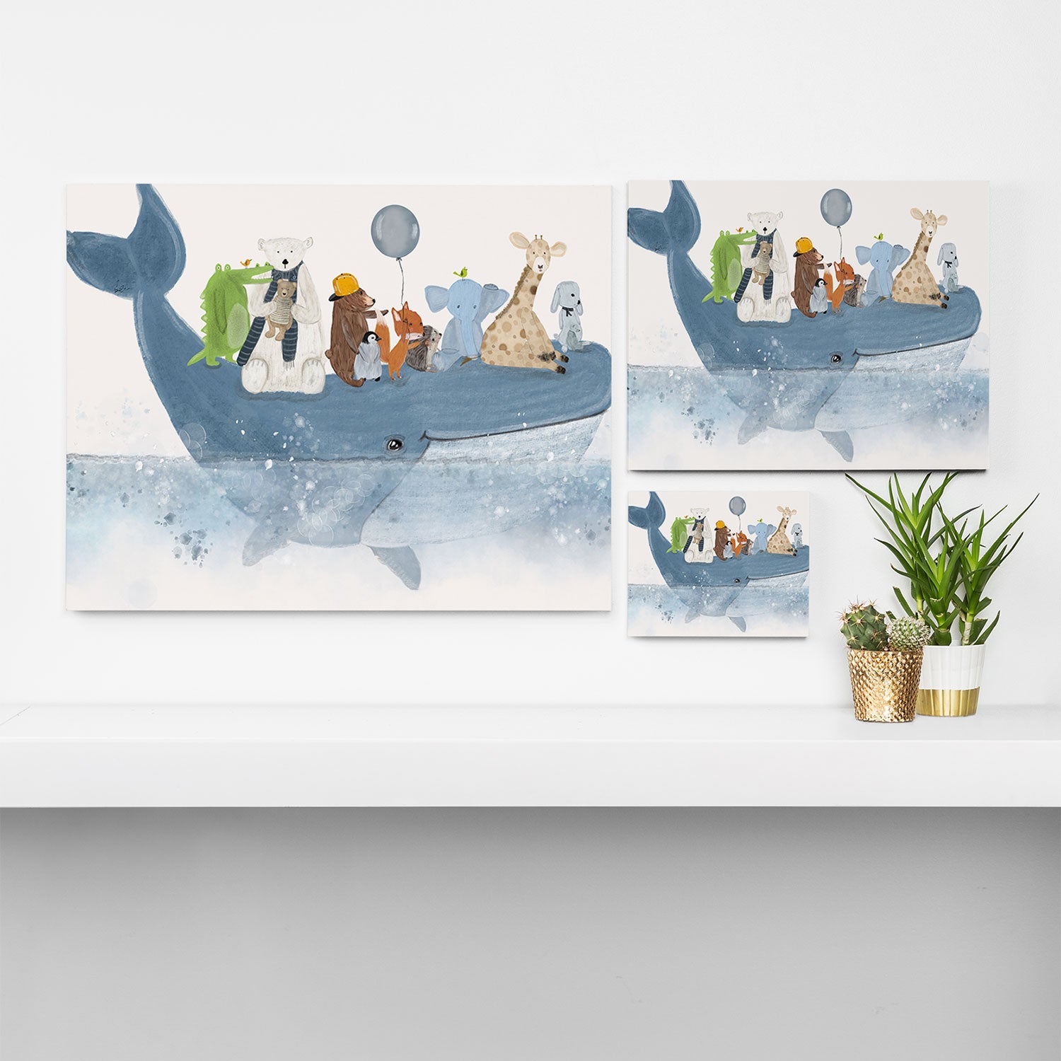a whale of a time Canvas Print Gallery Image 3