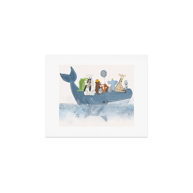 a whale of a time Art Print Gallery Image 1