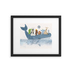 a whale of a time Framed Art Print Gallery Image 6