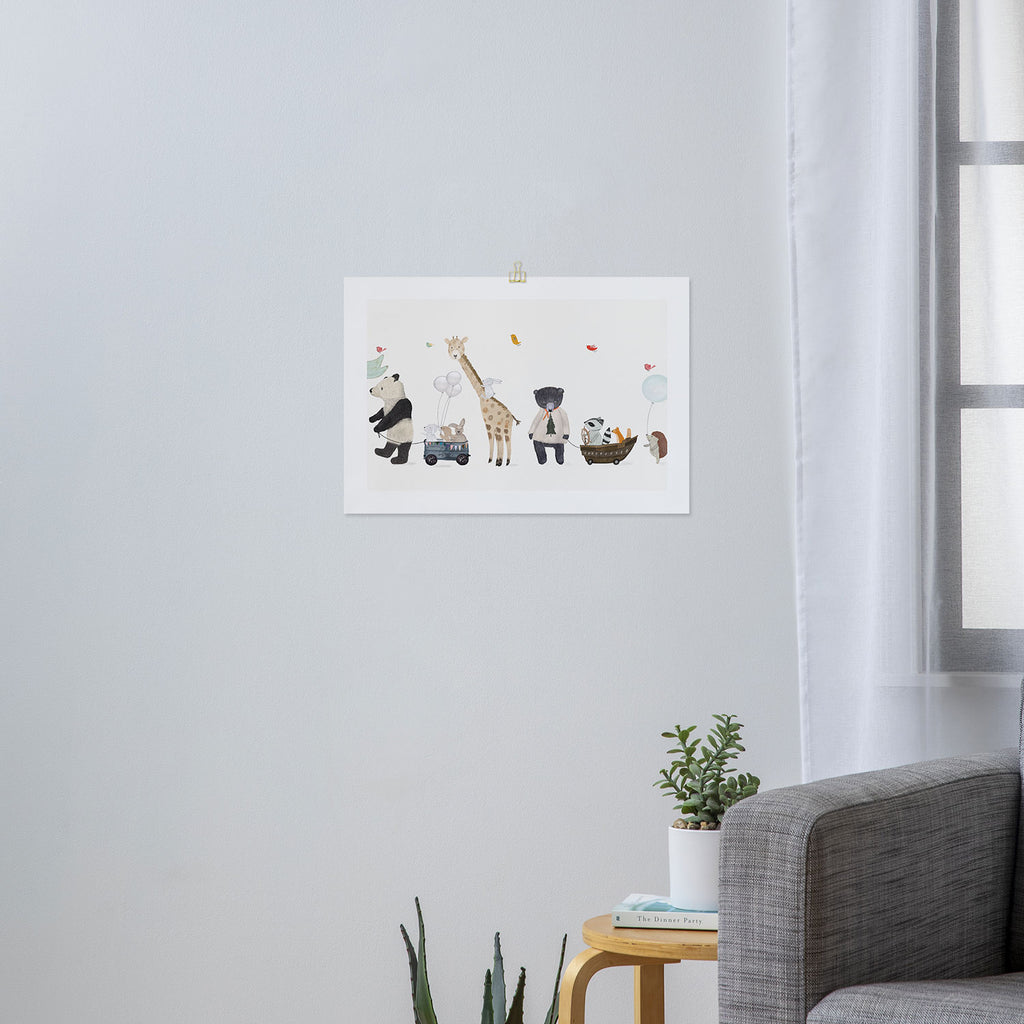 a woodland parade special edition Art Print Gallery Image 3