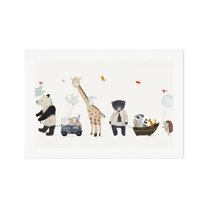 a woodland parade special edition Art Print Gallery Image 1