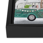 adventure awaits Framed Canvas Print Gallery Image 3