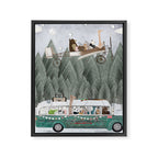 adventure awaits Framed Canvas Print Gallery Image 6
