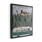 adventure awaits Framed Canvas Print Gallery Image 2