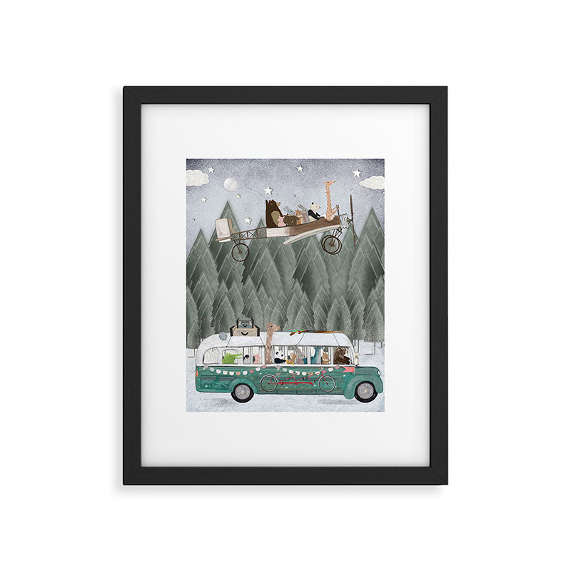 adventure awaits Framed Art Print Gallery Image 5