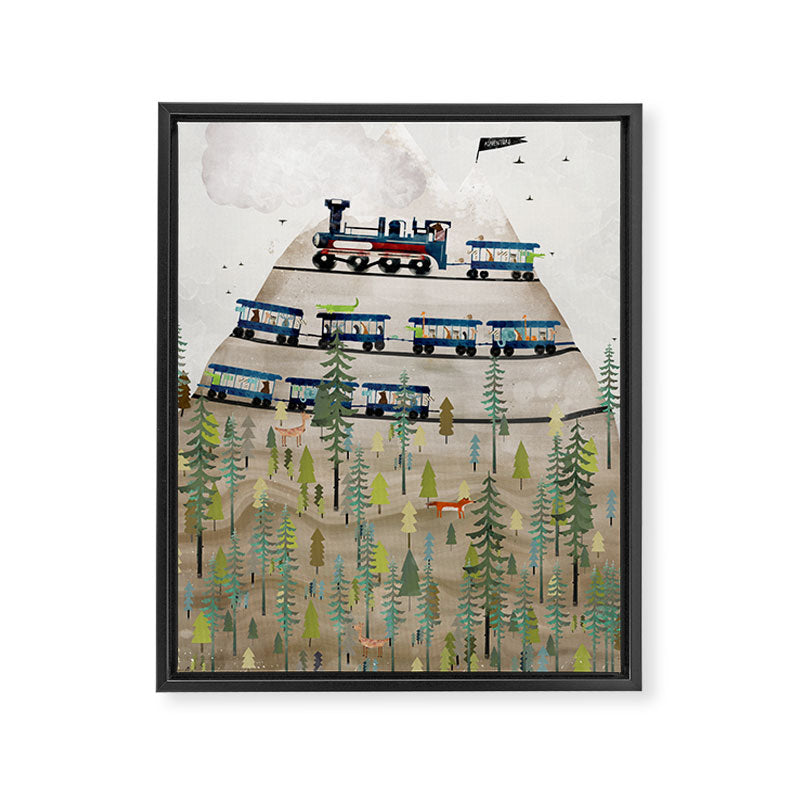 adventure mountain Framed Canvas Print Gallery Image 6