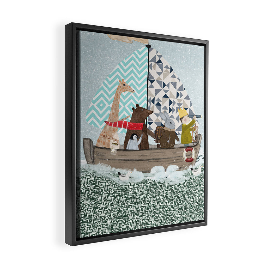 adventure ocean Framed Canvas Print Gallery Image 2
