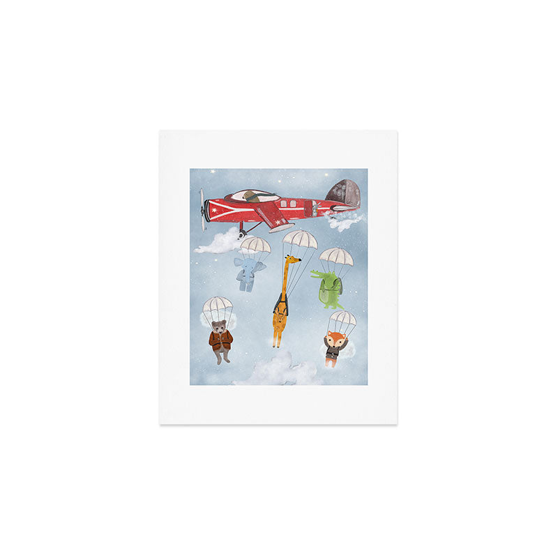 adventure skies Art Print Gallery Image 1
