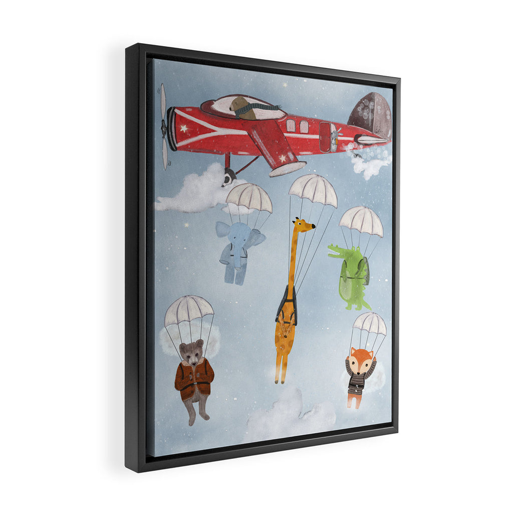 adventure skies Framed Canvas Print Gallery Image 2