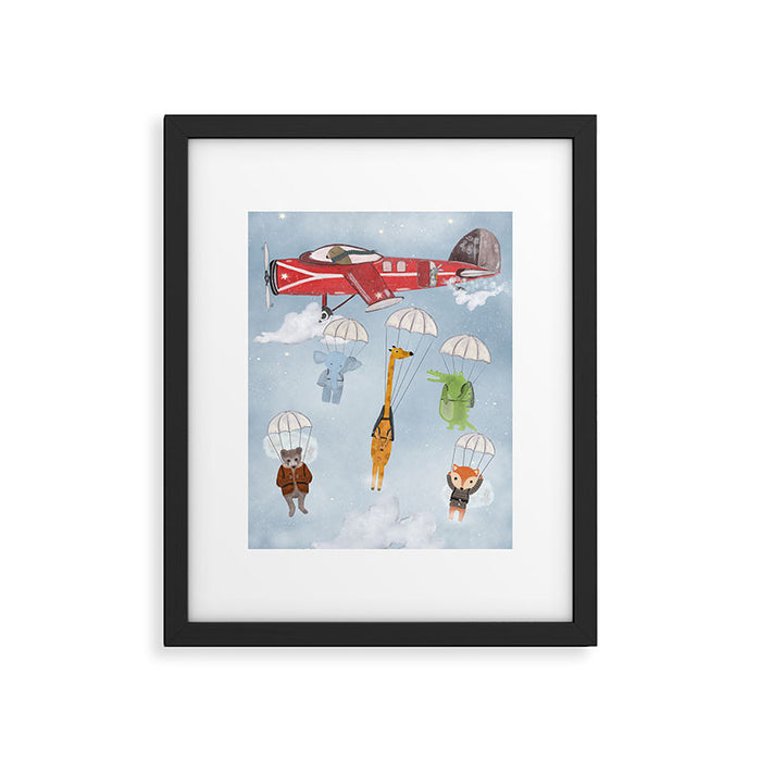 adventure skies Framed Art Print Gallery Image 1