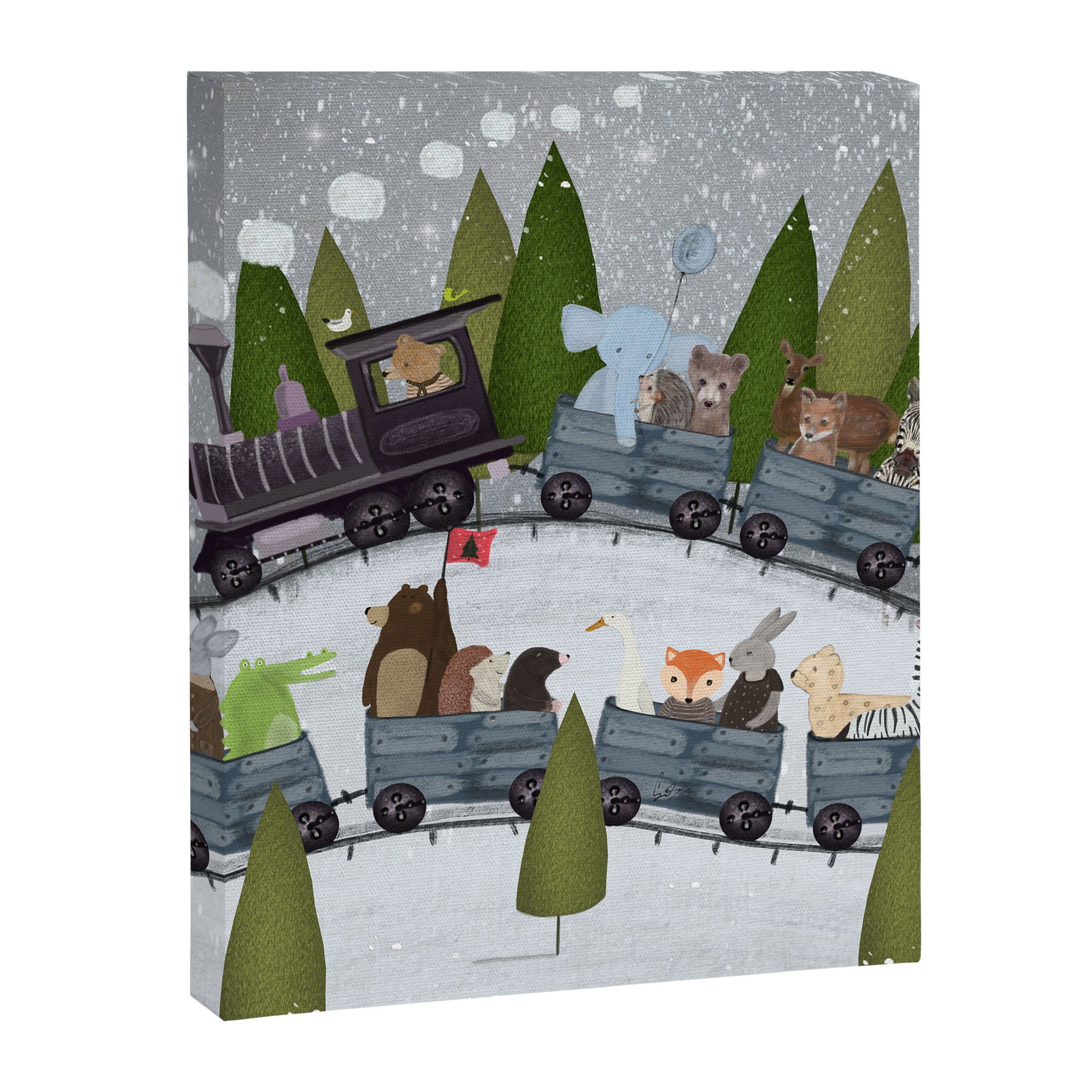 all aboard Canvas Print Gallery Image 6