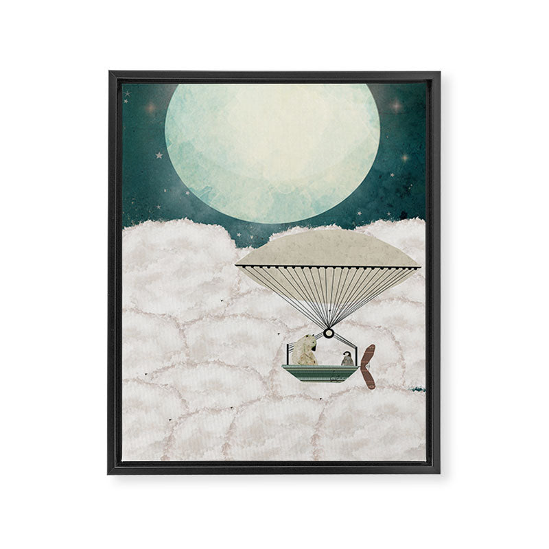 arctic explorers Framed Canvas Print Gallery Image 8